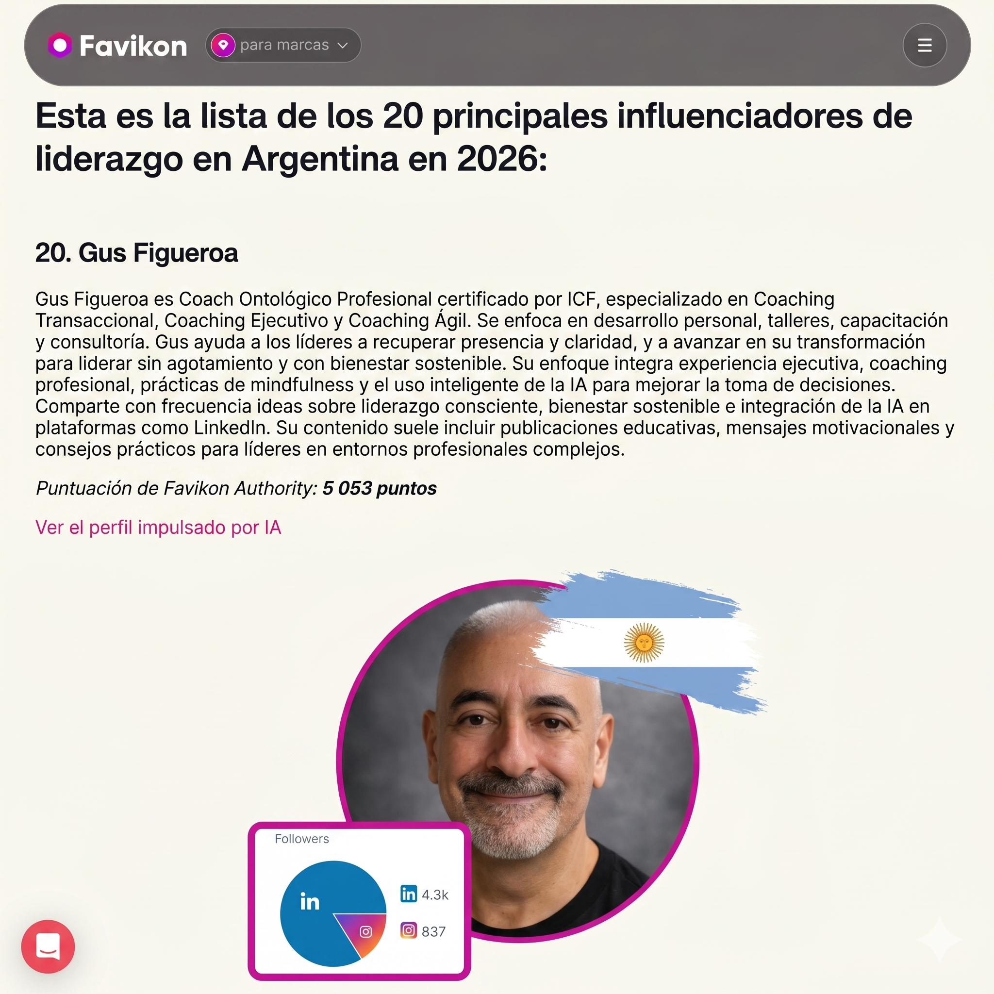 Argentina tiene 20 voces que están redefiniendo el liderazgo. Esto es lo que comparten.